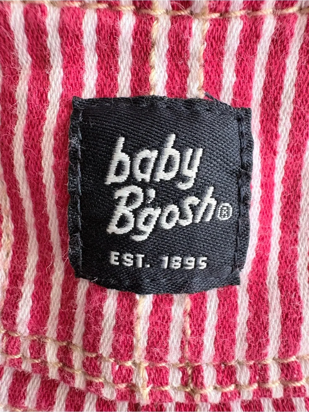 Baby Girl Hickory Red Stripe Terry Jumper Dress OshKosh Baby B’Gosh 6 Months